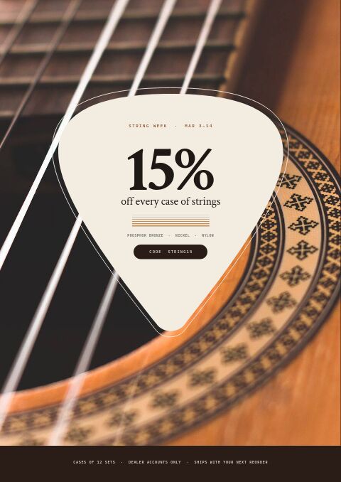 Music & Instruments Premium — Promo / Sale page