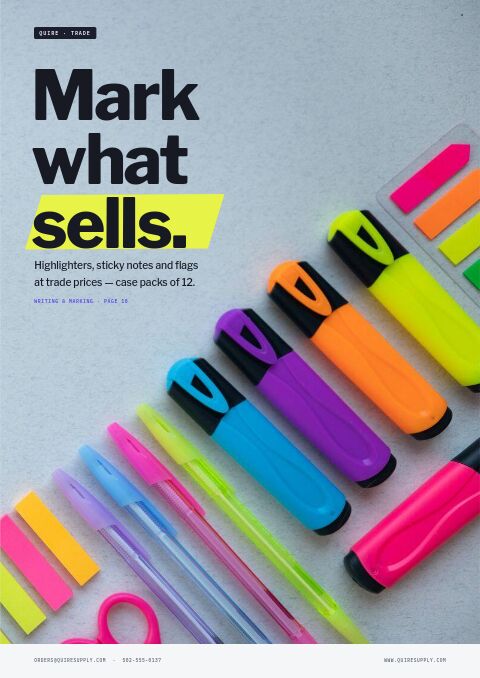 Office Supplies Premium — Cover · poster page