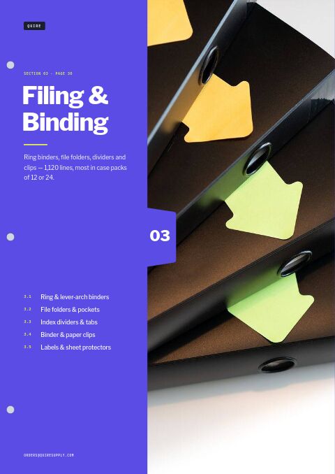 Office Supplies Premium — Collection Divider page