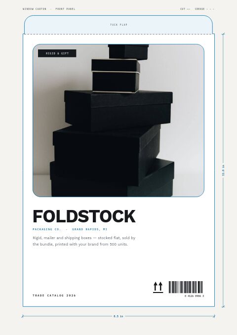 Packaging Premium — Cover · framed page