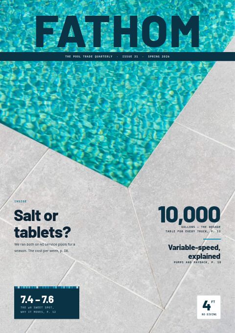 Pool & Spa Premium — Cover · magazine page