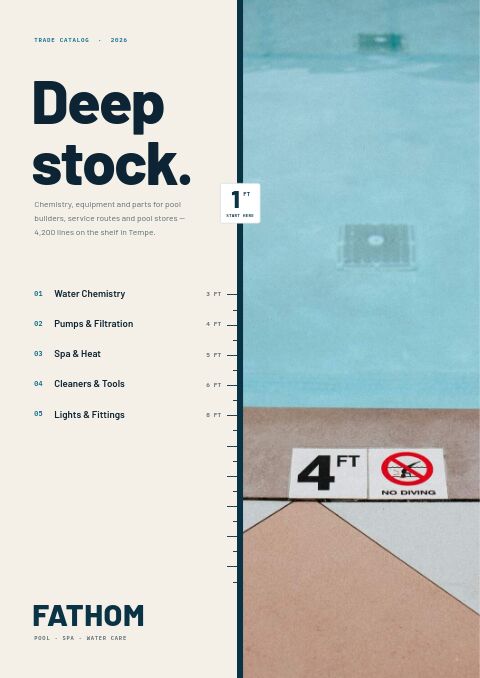 Pool & Spa Premium — Cover · split page
