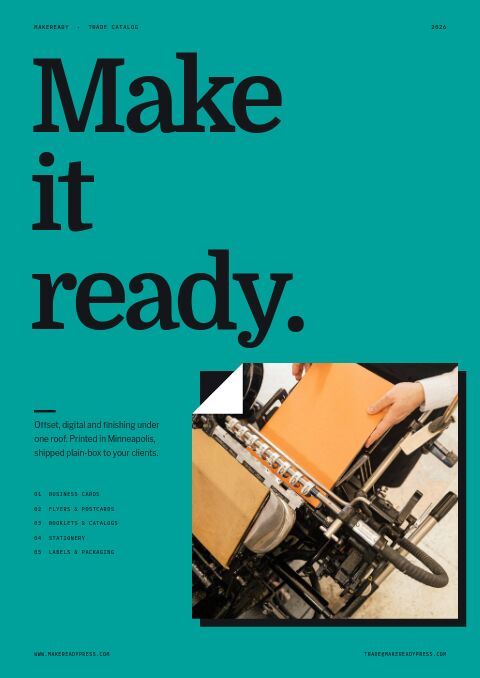 Printing Services Premium — Cover · poster page