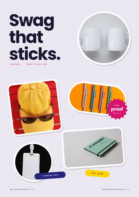 Promotional Products Premium — Cover · sticker page
