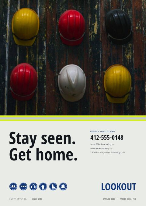 Safety Equipment Premium — Back Cover page