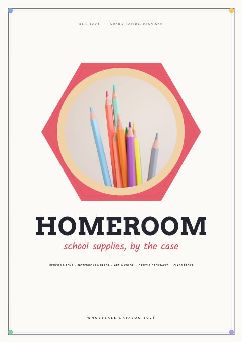 School Supplies Premium — Cover · framed page