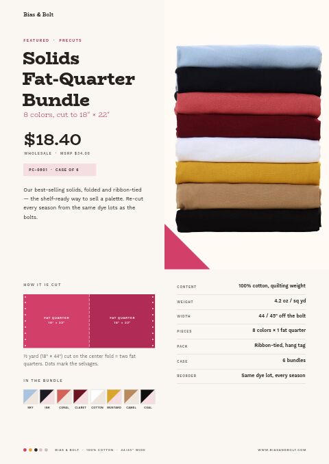 Sewing & Quilting Premium — Featured Product page