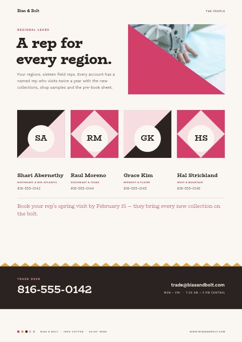 Sewing & Quilting Premium — Meet the Team page