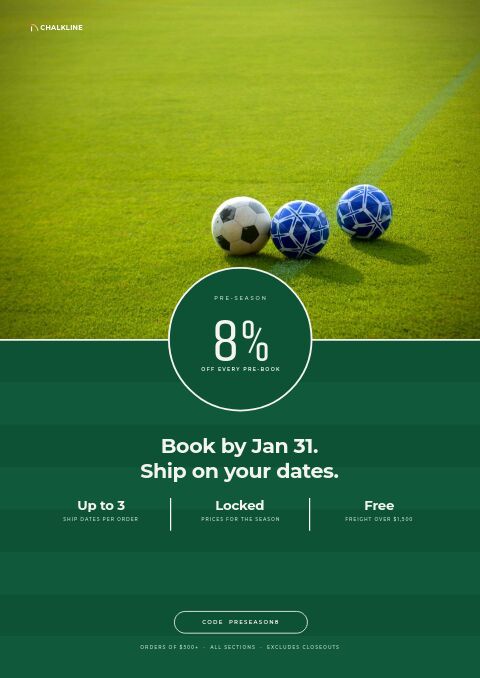 Sports & Outdoors Premium — Promo / Sale page