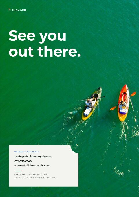 Sports & Outdoors Premium — Back Cover page