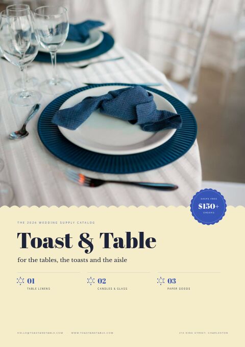 Wedding Supplies Premium — Cover · band page