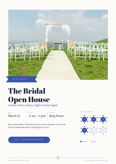 Wedding Supplies Premium — Event / Launch page