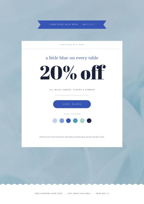 Wedding Supplies Premium — Promo / Sale page