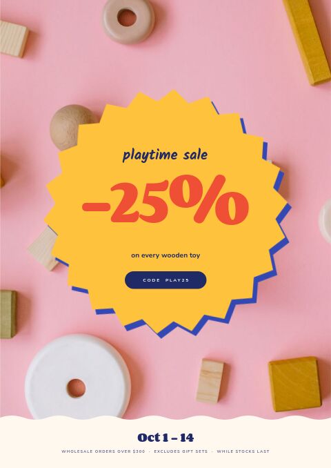 Kids & Toys — Promo / Sale page
