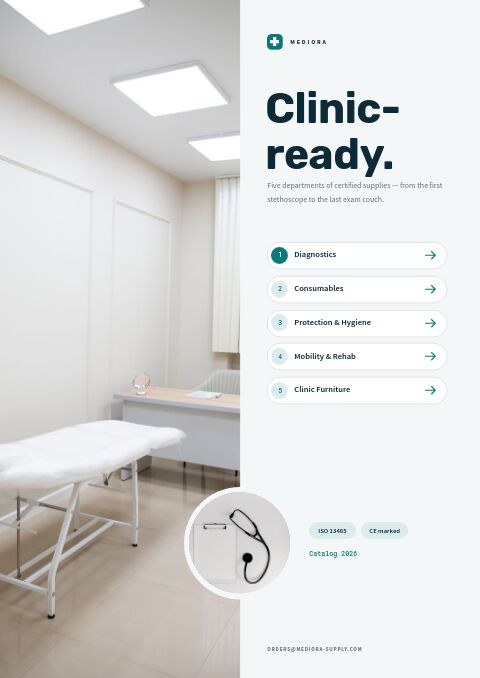 Health & Medical — Cover · split page
