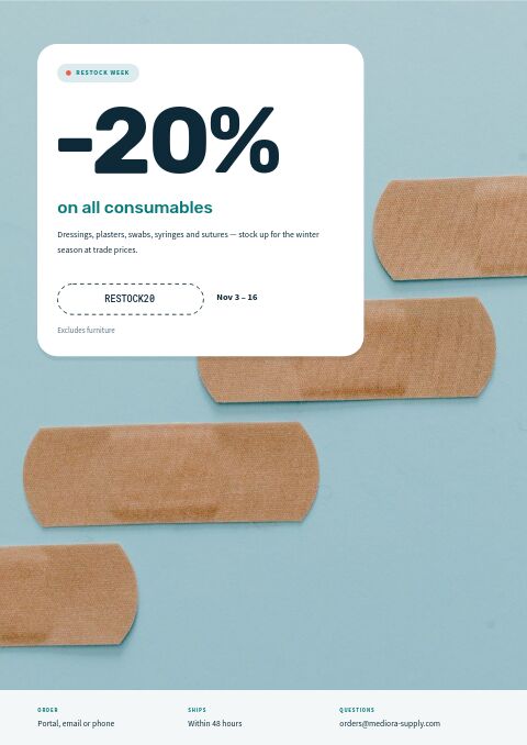 Health & Medical — Promo / Sale page