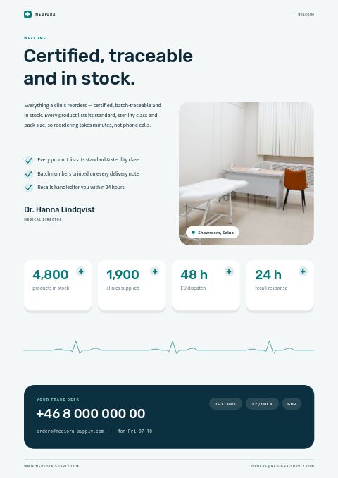 Health & Medical — Welcome / About page