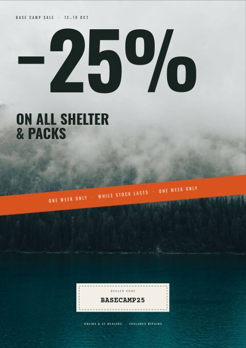 Outdoor & Adventure — Promo / Sale page