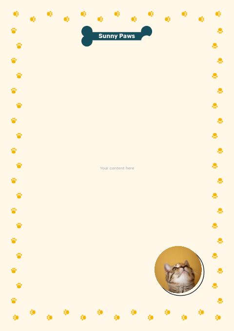 Pet Supplies — Framed Blank page