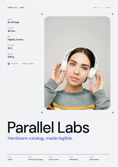 Electronics & Tech — catalog template