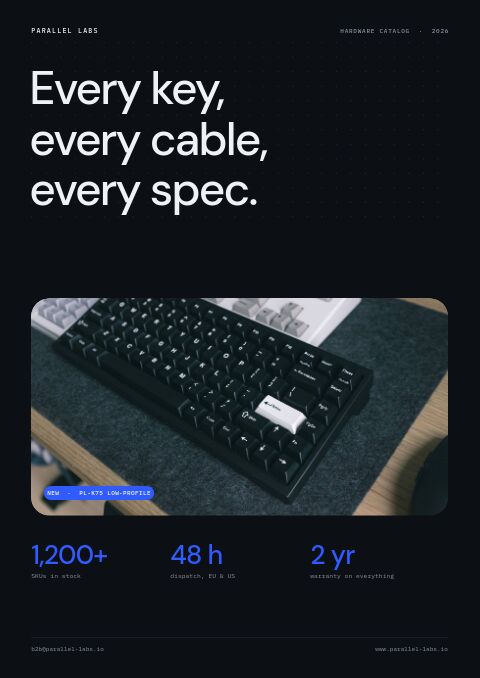 Electronics & Tech — Cover · band page