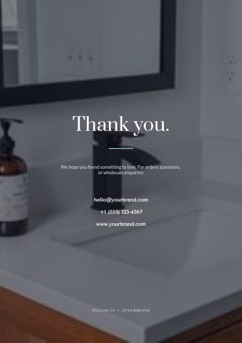 Bathroom Fixtures — Back page page