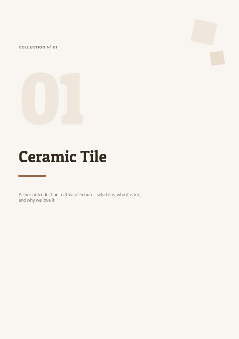 Flooring & Tile — Divider page