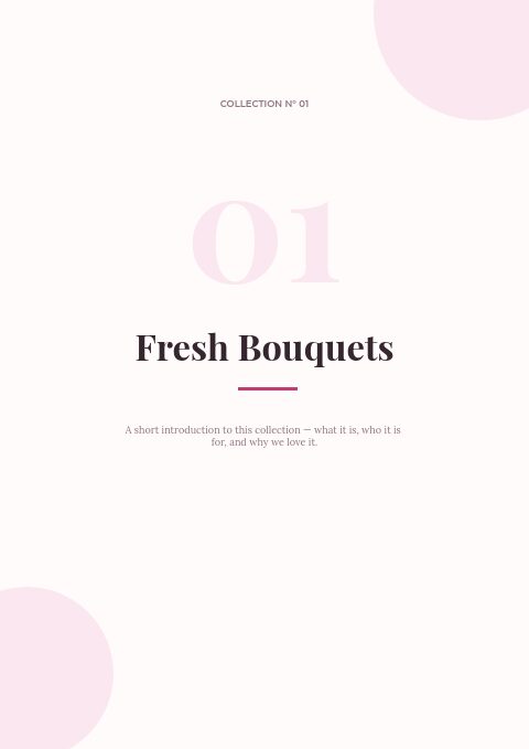 Flowers & Gifts — Divider page