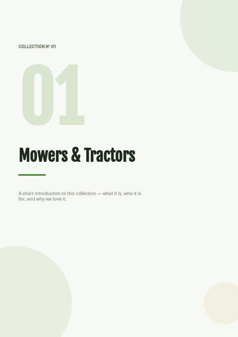 Garden Equipment — Divider page