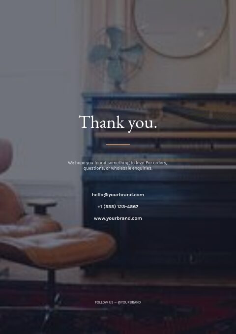 Home Decor — Back page page