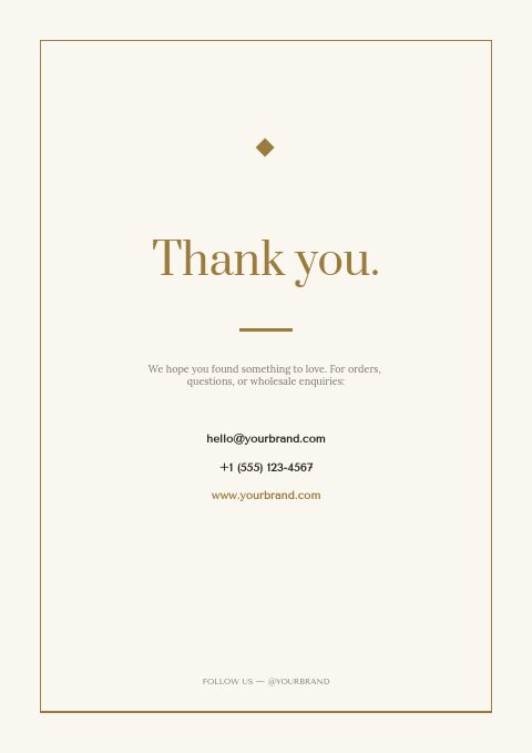 Hotel Supplies — Back page page