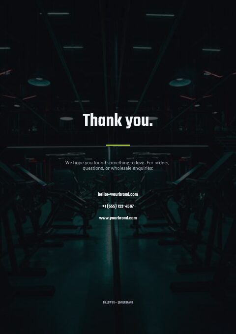 Forge Fitness — Back page page