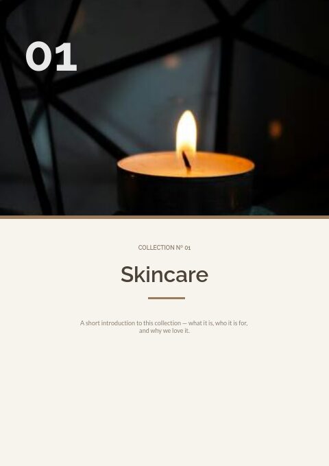 Spa & Wellness — Divider page